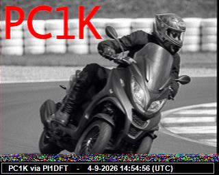 SSTV image from PI1DFT_2M