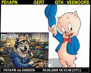SSTV image from PI1DFT_2M