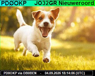 SSTV image from PI1DFT_2M