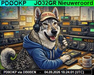 SSTV image from PI1DFT_2M
