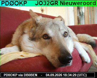 SSTV image from PI1DFT_2M