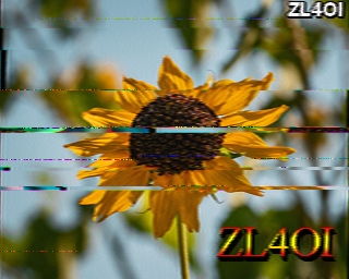 SSTV image from VK3DNH_2M