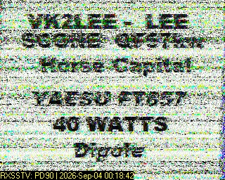 SSTV image from VK7DIK_2M