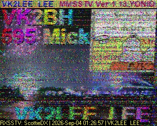 SSTV image from VK7DIK_2M