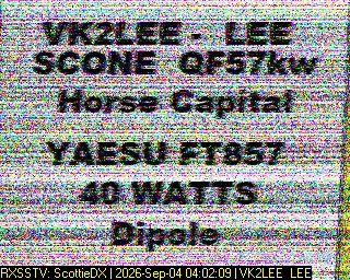SSTV image from VK7DIK_2M