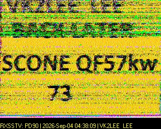 SSTV image from VK7DIK_2M