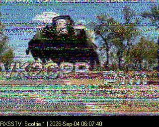 SSTV image from VK7DIK_2M