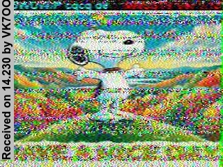 SSTV image from VK7OO_20M