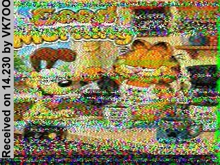 SSTV image from VK7OO_20M