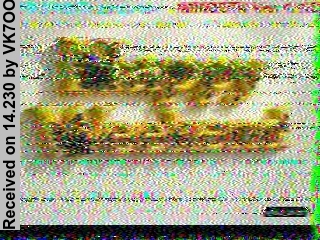 SSTV image from VK7OO_20M