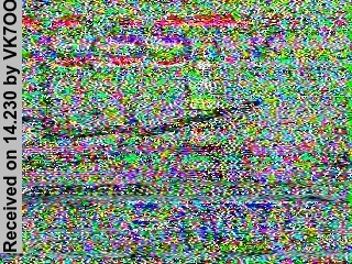 SSTV image from VK7OO_20M