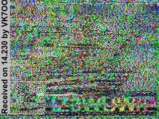 SSTV image from VK7OO_20M