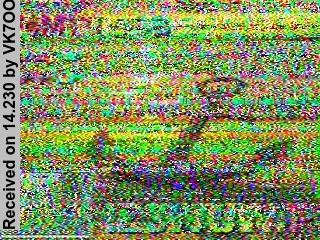 SSTV image from VK7OO_20M