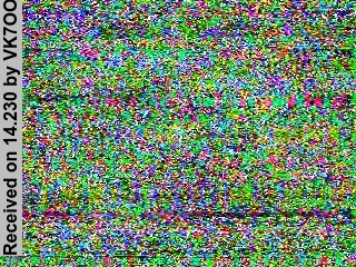 SSTV image from VK7OO_20M
