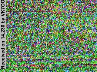 SSTV image from VK7OO_20M