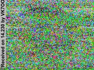 SSTV image from VK7OO_20M