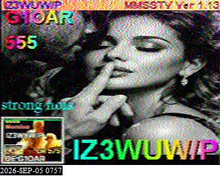 SSTV image from 2E0FWE_20M