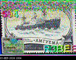 SSTV image from EA4HOS_20M