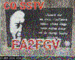 SSTV image from EA4HOS_20M