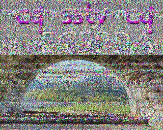 SSTV image from IU0FBK_20M