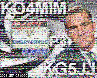 SSTV image from KO5MO_20M