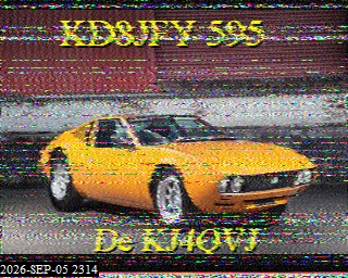 SSTV image from KO5MO_20M