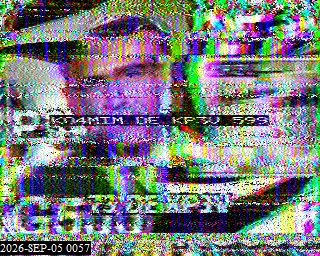 SSTV image from KO6KL_20M