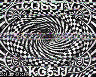SSTV image from KO6KL_20M