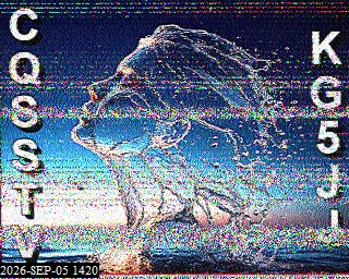 SSTV image from KO6KL_20M