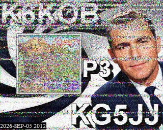 SSTV image from KO6KL_20M