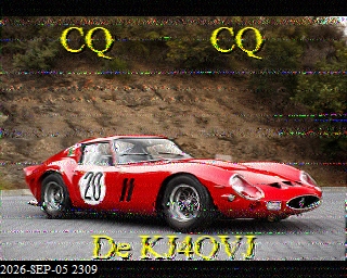 SSTV image from KO6KL_20M