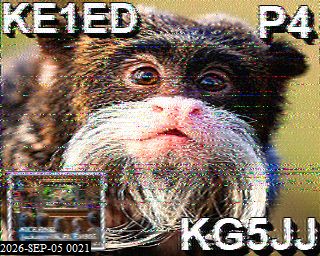 SSTV image from KP4TR_20M