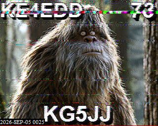 SSTV image from KP4TR_20M