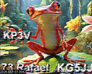 SSTV image from KP4TR_20M