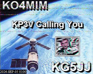 SSTV image from KP4TR_20M