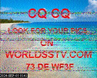 SSTV image from KP4TR_20M