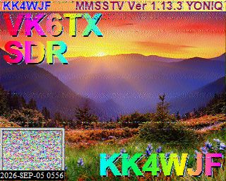 SSTV image from KP4TR_20M
