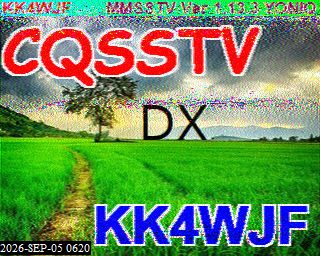 SSTV image from KP4TR_20M