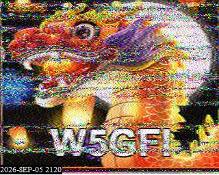 SSTV image from KP4TR_20M