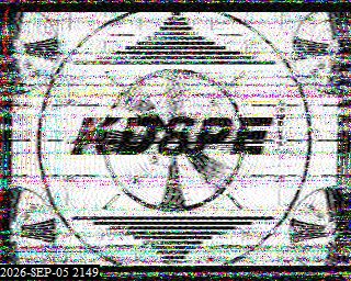 SSTV image from KP4TR_20M