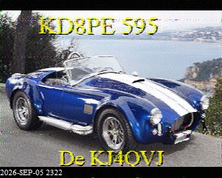 SSTV image from KP4TR_20M