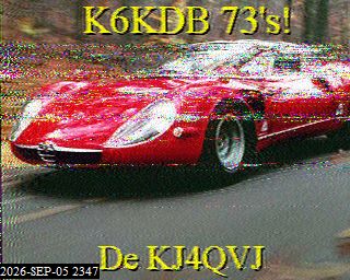 SSTV image from KP4TR_20M