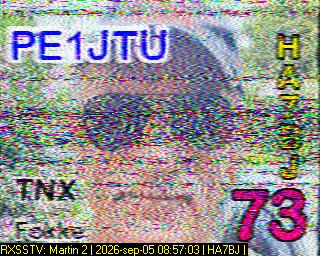 SSTV image from PA0041SWL_20M