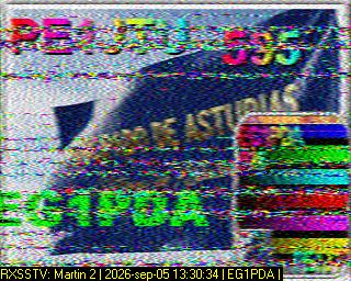 SSTV image from PA0041SWL_20M