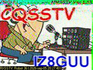 SSTV image from PA0041SWL_20M