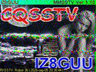 SSTV image from PA0041SWL_20M