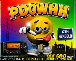 SSTV image from PA3BHW_2M