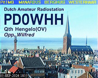 SSTV image from PA3BHW_2M