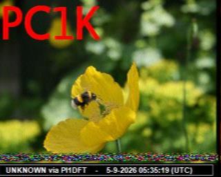 SSTV image from PC1K_2M