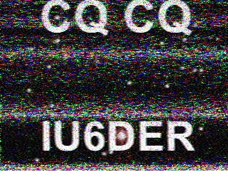 SSTV image from PD2PW_20M